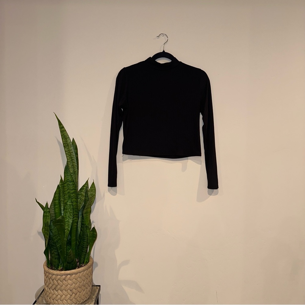 Mock neck long sleeve